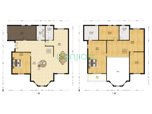 同里湖嘉苑 5室2厅3卫 335平方