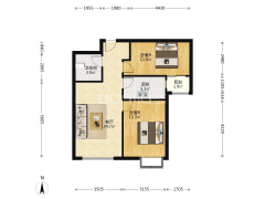 德信公园旁边的社区，居住舒适，采光好-涿州翡翠滨江户型图