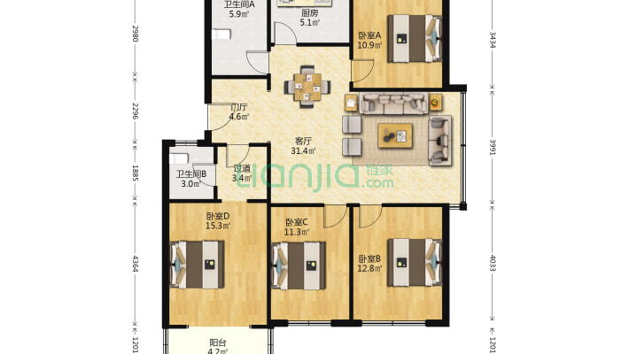 滨兴小区西区二手房实景图