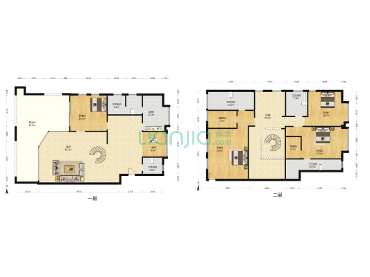 外滩壹号 5室1厅5卫 400平方