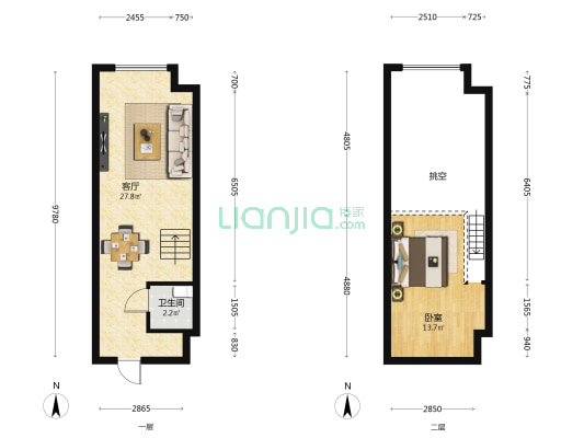 万科·公园大道 1室1厅1卫 49平方