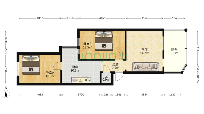 电科所住宅二手房实景图