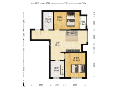 端头户型  采光充足   有钥匙欢迎看房子-重庆乐信爱琴屿户型图