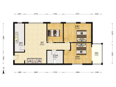 房本满二税费低，中间楼层，采光好，无遮挡视野宽阔-涿州汇元新天地户型图