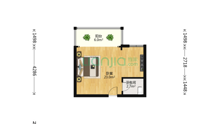 国贸大厦二手房实景图