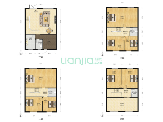 文尖新区 8室1厅4卫 326平方