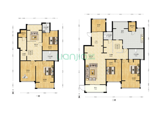 恒隆御品 6室2厅4卫 320平方