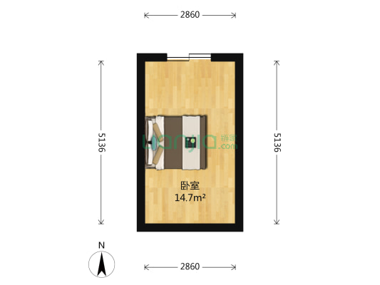 佳湖花园 1室0厅0卫 32平方