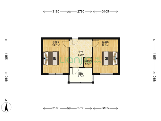 裕华西路29号 2室1厅0卫 50平方