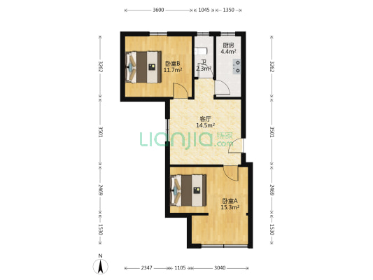 湖南省药品检验研究院小区南院 2室1厅1卫 60平方