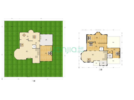 佘山东紫园 4室3厅2卫 731平方