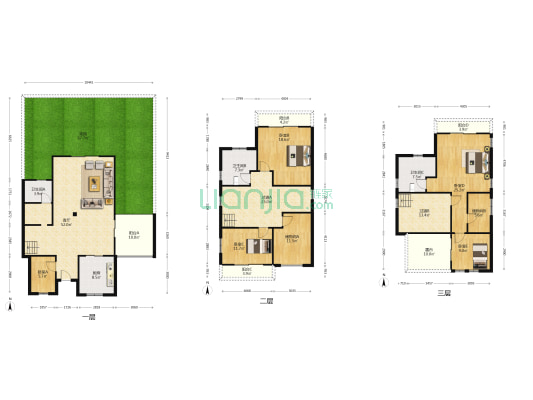 交大壹佰棟 5室1厅3卫 219平方