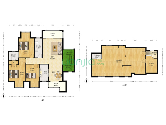 高信向日葵 4室1厅3卫 130平方