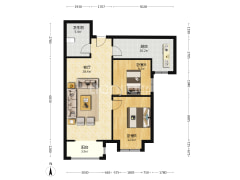 南向格局 楼层好 视野宽阔 适合居住-涿州天筑逸城户型图