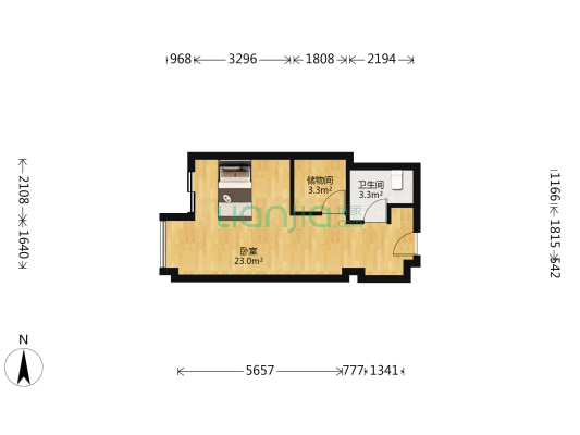 之江铭楼 1室0厅1卫 51平方