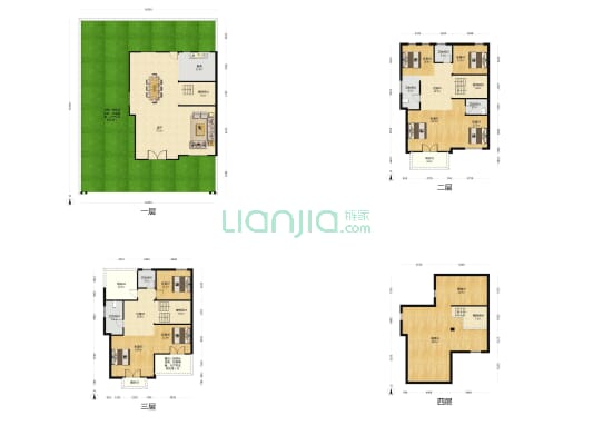 观唐花园 7室1厅5卫 341平方