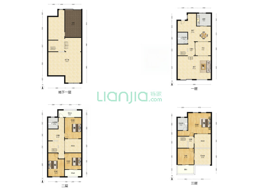 新湖明珠城尼斯苑 5室2厅3卫 329平方