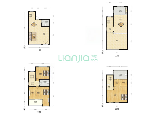 阳明欧洲花园 3室2厅3卫 250平方