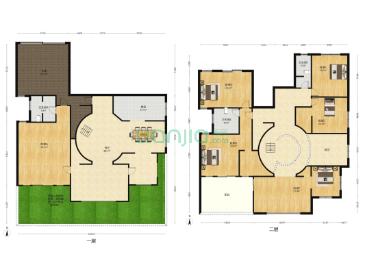 新城九鲤江南 6室1厅3卫 452平方