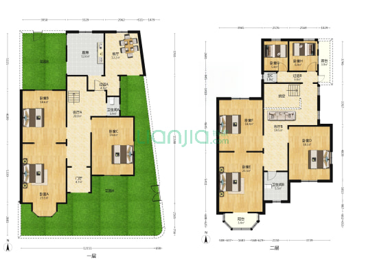 洛华里 8室3厅3卫 292平方