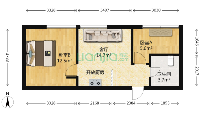 宜家时代二手房实景图