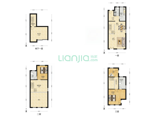 花漫九里 3室2厅3卫 131平方