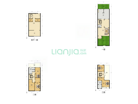 金地紫乐府 4室1厅3卫 309平方