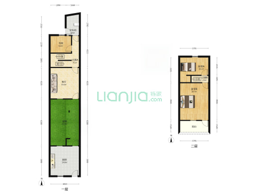 牛舌头湾路 3室1厅1卫 80平方