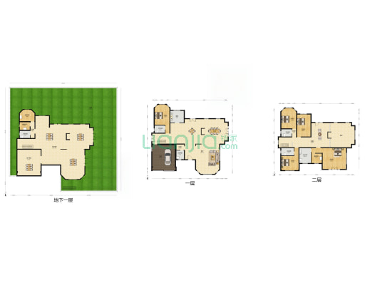 保利垄上九区 5室1厅6卫 695平方