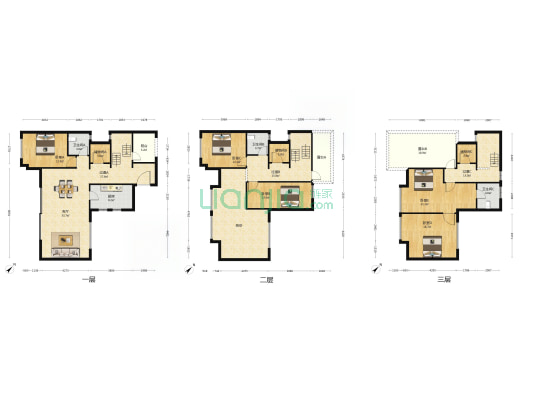 富力白鹭湾御湖 5室1厅3卫 236平方