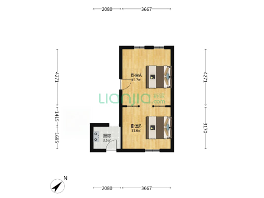 河美里 2室0厅0卫 49平方