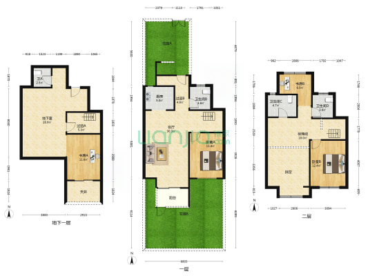 天房美瑜兰庭 4室1厅4卫 209平方