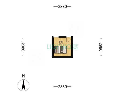 香厂南胡同 1室0厅0卫 11平方