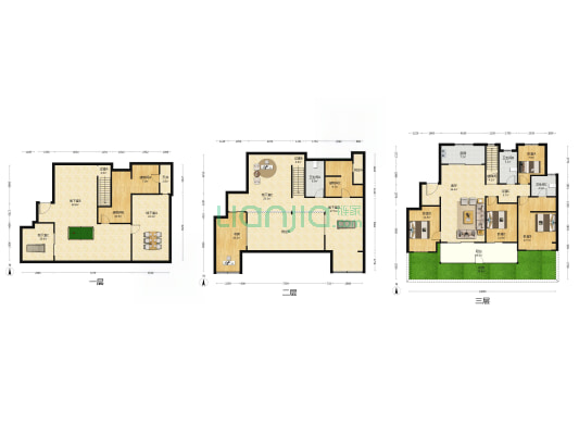 金地燕风华 5室1厅3卫 349平方