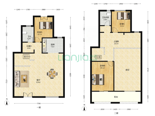 盛泽御园 3室1厅2卫 301平方