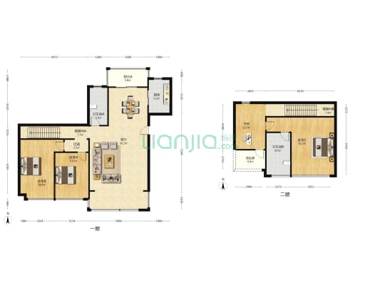 合能铂悦府 4室1厅2卫 170平方