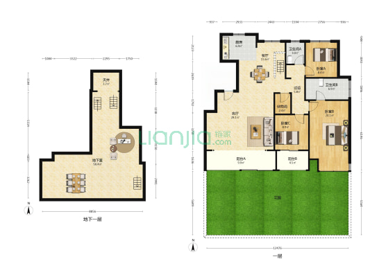 上坤·云栖时光 3室2厅2卫 192平方