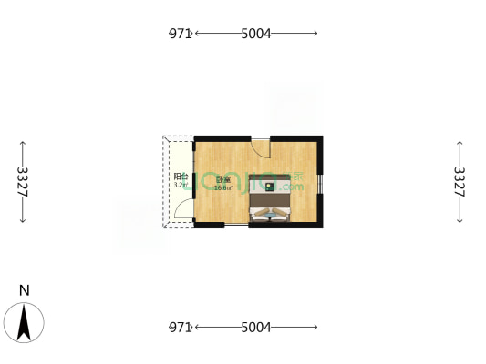 东七路 1室0厅0卫 23平方