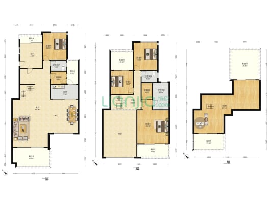 燕晗山居 5室1厅3卫 279平方