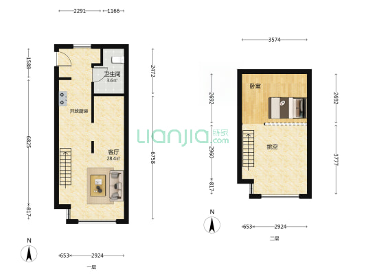 永威姑胥府 1室1厅1卫 50平方