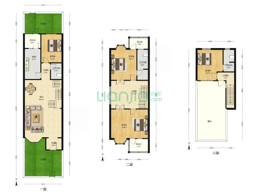 欧风家园 4室1厅3卫 185平方