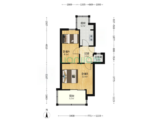 交通路38号 2室0厅1卫 42平方