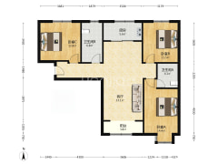 本房子在德信公园北侧 精装修所见即所得-涿州翡翠滨江户型图
