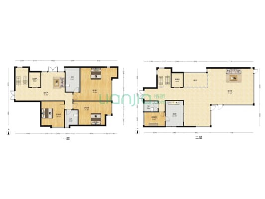 东部华侨城天麓二区 3室2厅3卫 313平方