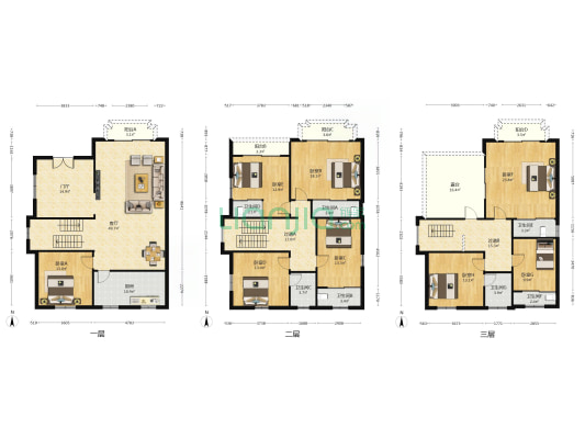 万博翠湖花园 8室1厅7卫 383平方