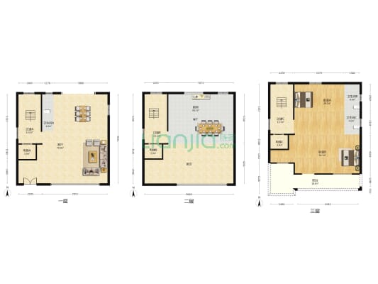 南宅小区 2室1厅3卫 527平方