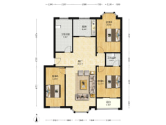 楼层好 社区环境好 位置好 交通好-涿州金兴花园户型图