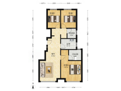 华远海蓝城二期 3室2厅 南 北-涿州华远海蓝城二期户型图