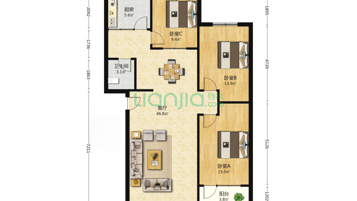 湖北省统计局住宅小区二手房实景图