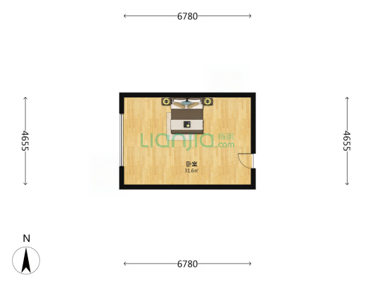 富力广场 1室0厅0卫 50平方